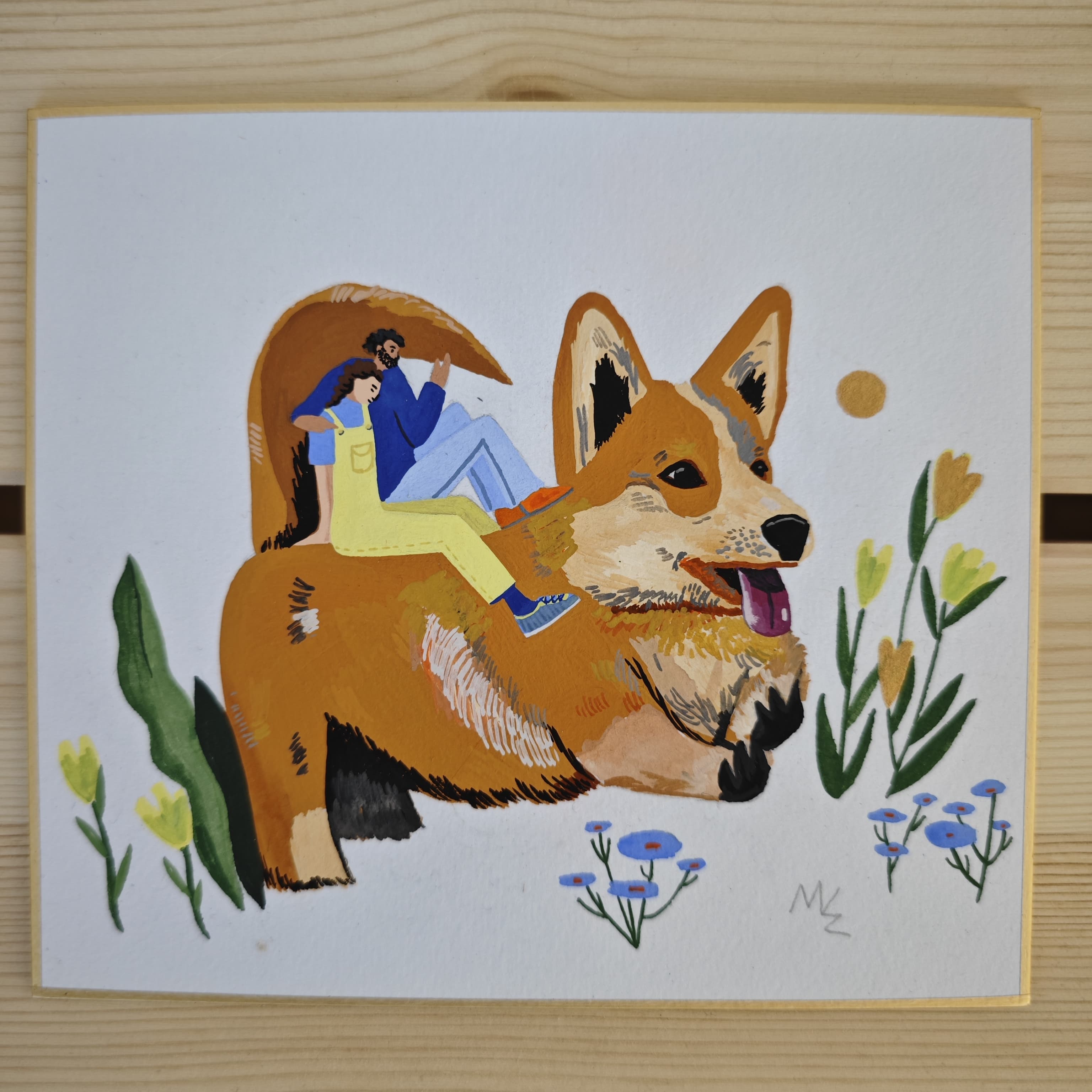 Image principale de Corgi en balade printanière