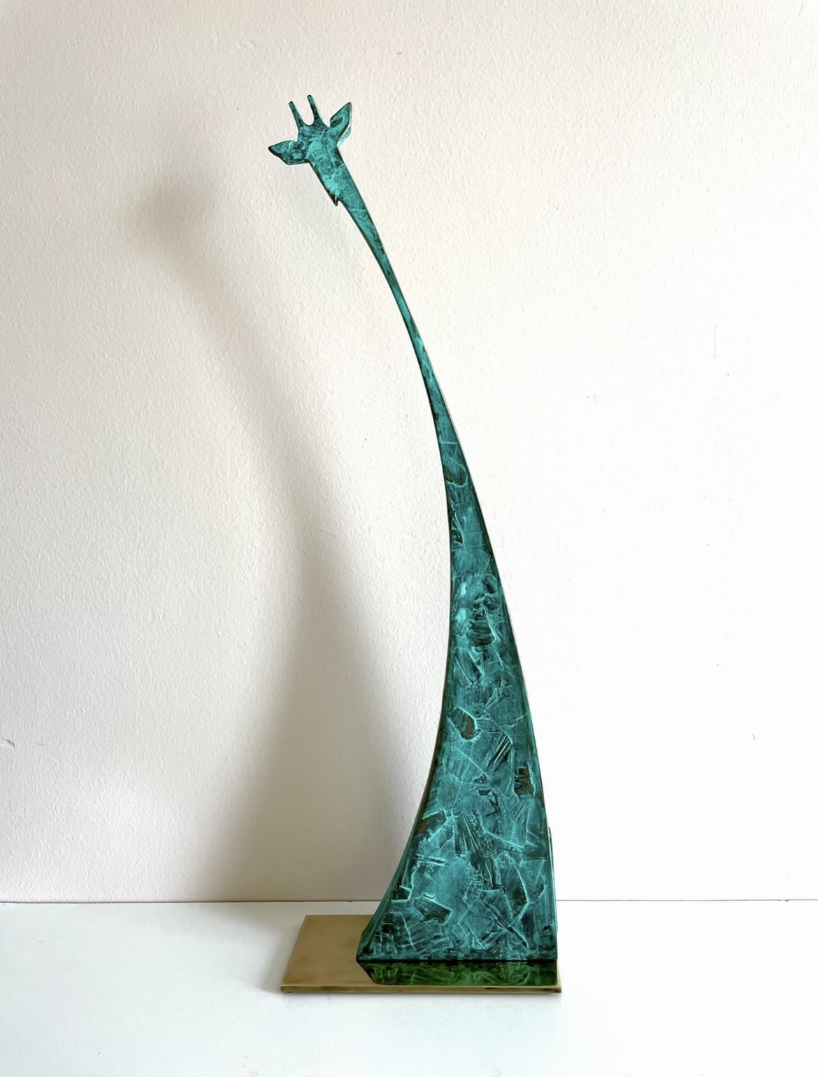 Image principale de Sculpture en Bronze Girafe