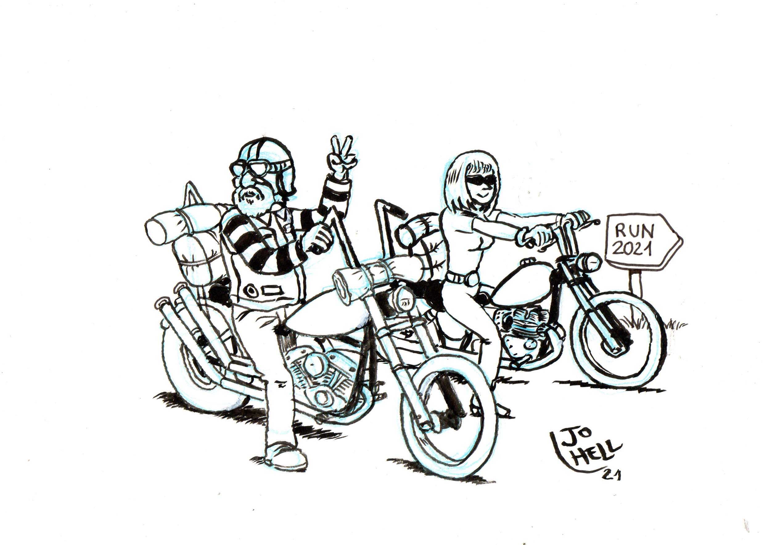 Image principale de Couple bikers