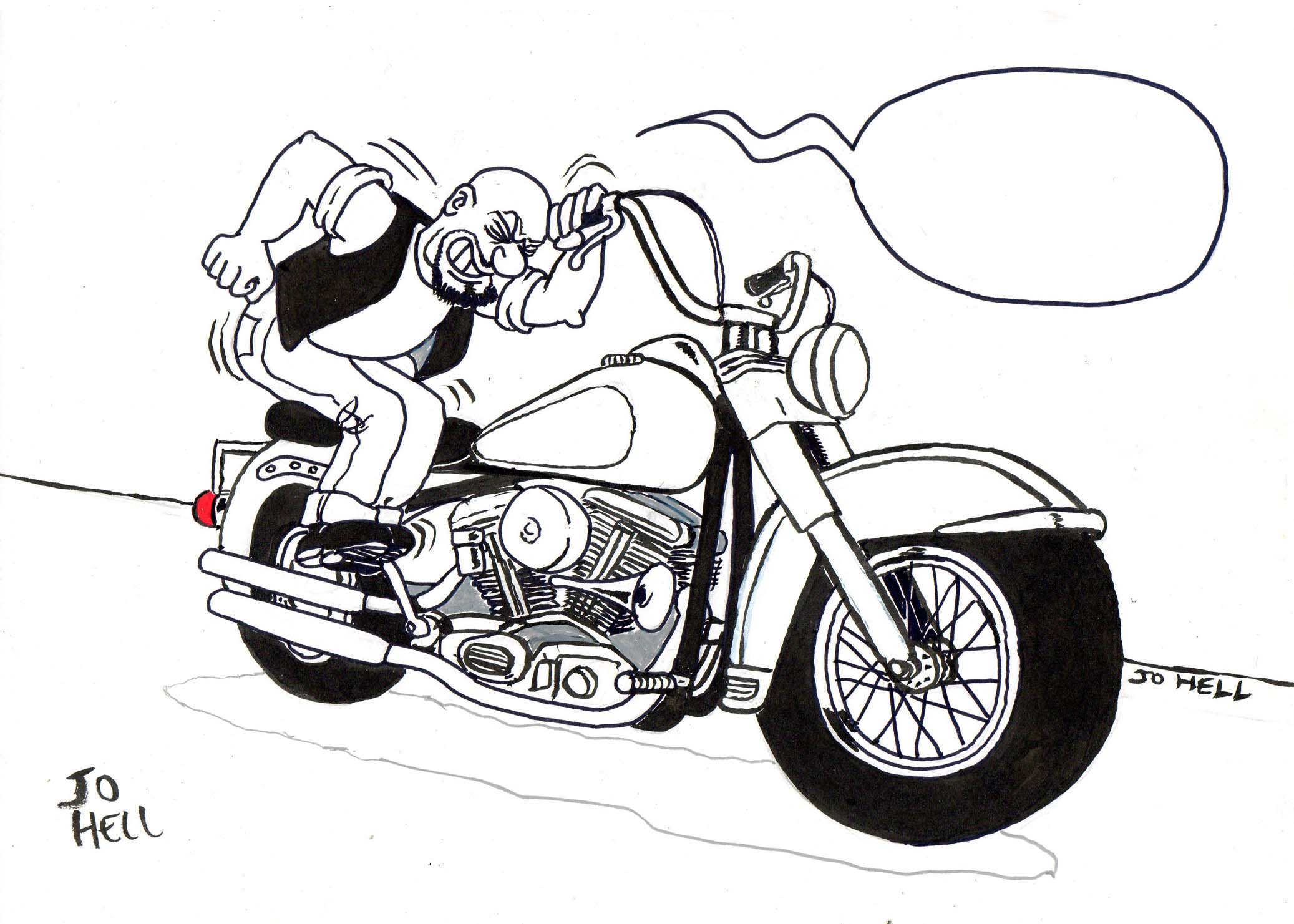 Image principale de Le biker qui kicke